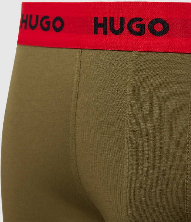 HUGO Boxershort met elastische band met logo in een set van 3 stuks - Foto 2