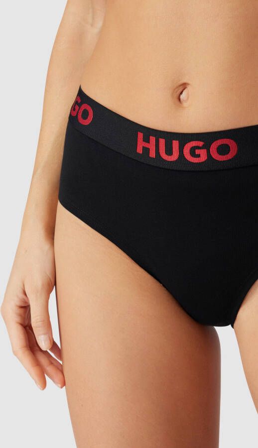 HUGO Slip met labelpatch model 'Hipster Red Label'