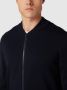 Hugo Boss Blauwe Rits Cardigan Stijlvol Comfort Blue Heren - Thumbnail 2