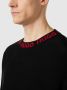 HUGO Gebreide pullover met logostitching model 'Smarlo' - Thumbnail 4