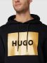 HUGO Hoodie met labelprint model 'Duratschi' - Thumbnail 5