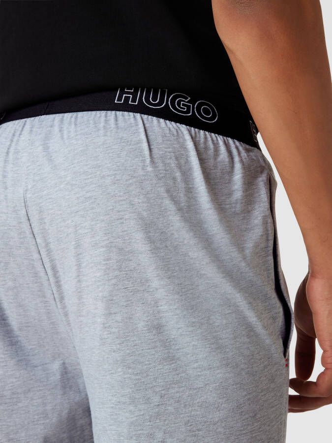 HUGO Korte broek met elastische band met logo model 'Unite Short' - Foto 2