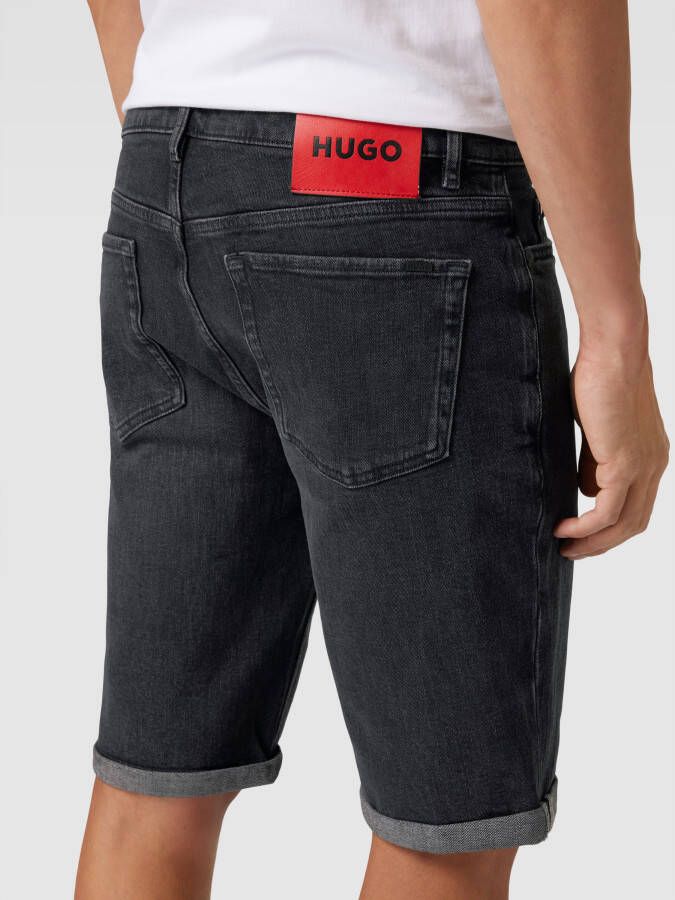 HUGO Korte jeans met 5-pocketmodel