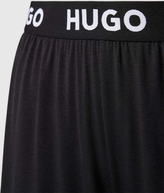 HUGO Korte pyjamabroek met elastische band met logo model 'UNITE' - Foto 2
