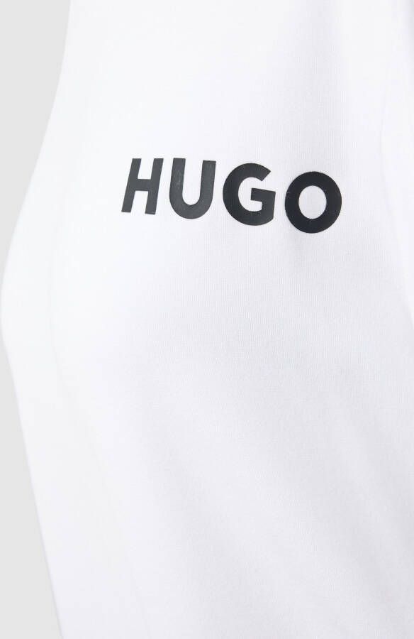 HUGO Oversized T-shirt in gemêleerde look model 'UNITE' - Foto 2