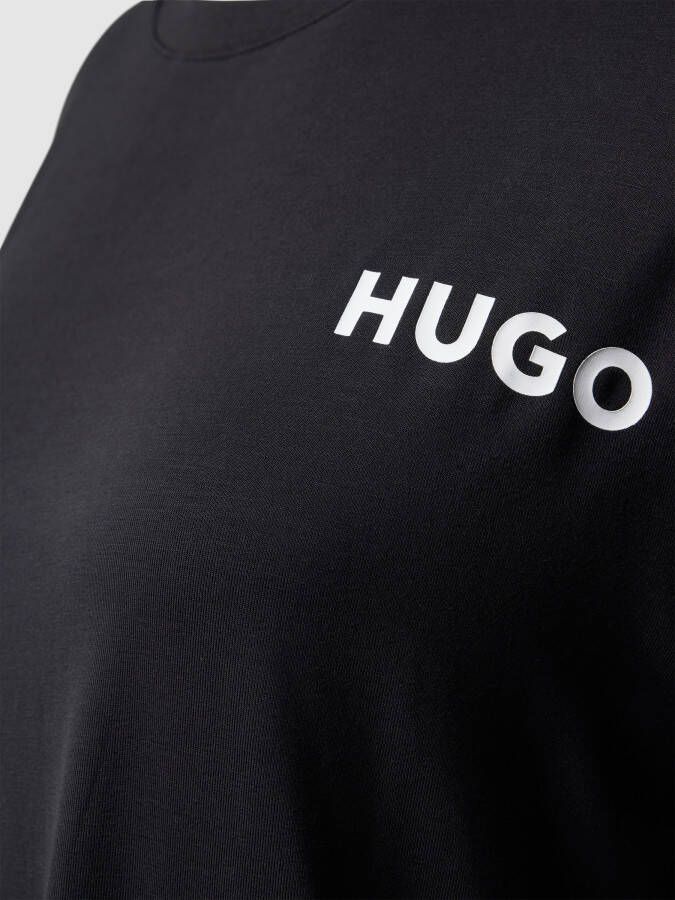 HUGO Oversized T-shirt in gemêleerde look model 'UNITE' - Foto 2