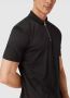 Hugo Boss Heren Polo Shirt met Ritssluiting en Rood Logo Black Heren - Thumbnail 3