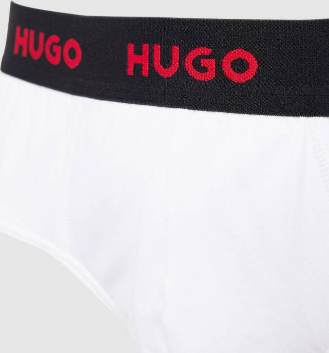 HUGO Slip met elastische band met logo in een set van 3 stuks - Foto 2
