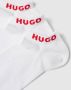 HUGO Sneakersokken met labelprint in een set van 3 paar - Thumbnail 2