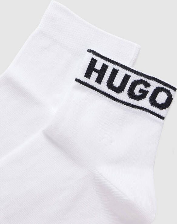 HUGO Sokken met labelprint in een set van 2 paar - Foto 2