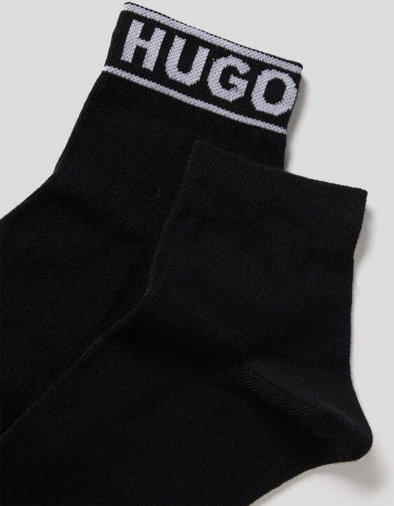 HUGO Sokken met labelprint in een set van 2 paar - Foto 2