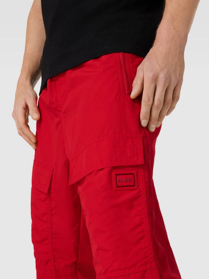 HUGO Stoffen broek met opgestikte zakken model 'Ganno' - Foto 2