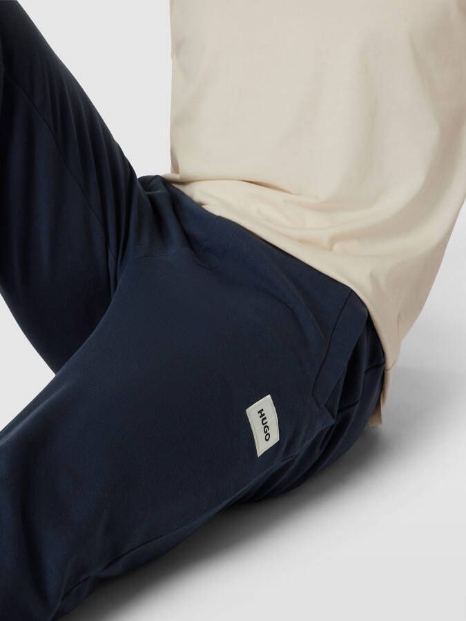 HUGO Sweatpants met labelpatch model 'Doak'