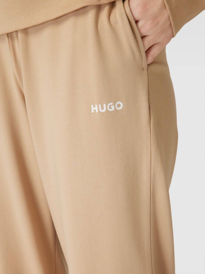 HUGO Sweatpants met labelstitching - Foto 2