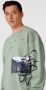 HUGO Sweatshirt met motiefprint model 'Deral' - Thumbnail 2