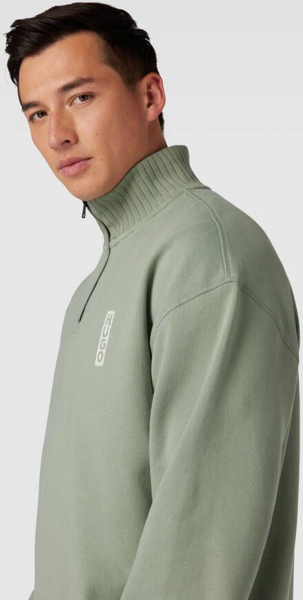 HUGO Sweatshirt met opstaande kraag model 'Dutzagata' - Foto 2