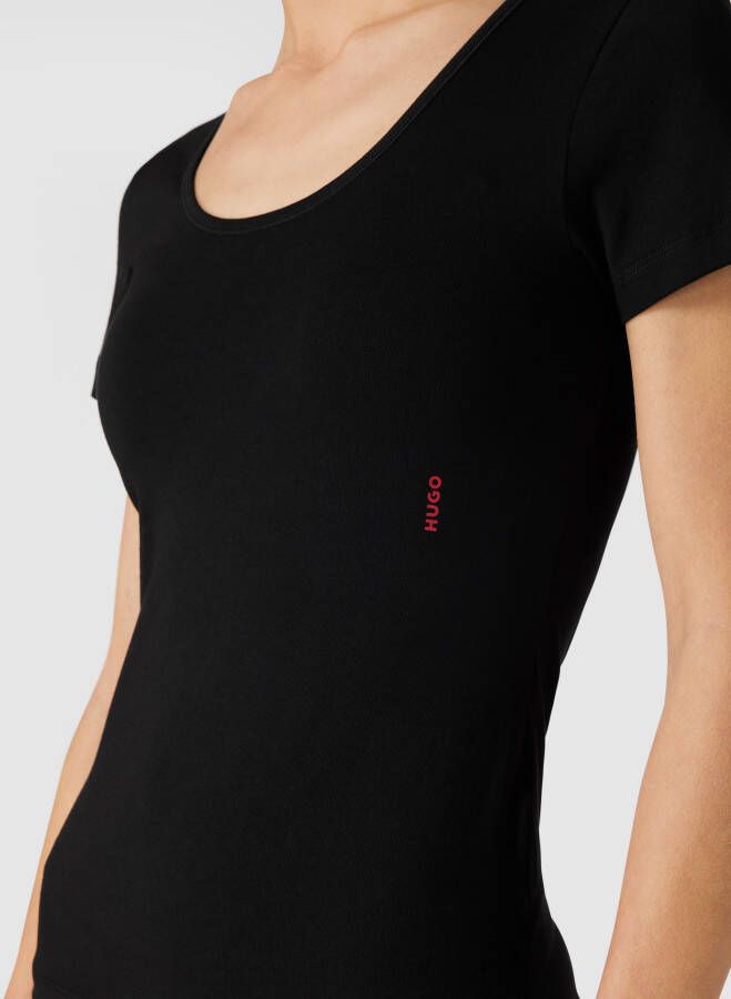 HUGO T-shirt met ronde hals in een set van 2 stuks - Foto 2