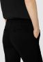 ICHI high waist straight fit pantalon IHSIMONSE pA3 van gerecycled polyester zwart - Thumbnail 3