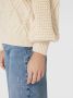 Ichi Gebreide pullover met kabelpatroon model 'Andosa' - Thumbnail 2