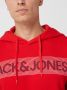 Jack & jones Corp Logo Hoodie Sweatshirt Red Heren - Thumbnail 2