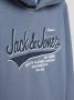 Jack & jones JUNIOR hoodie JJELOGO met logo lichtblauw Sweater Logo 128 - Thumbnail 2