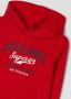 Jack & jones JUNIOR hoodie JJELOGO met logo rood Sweater Logo 128 - Thumbnail 9