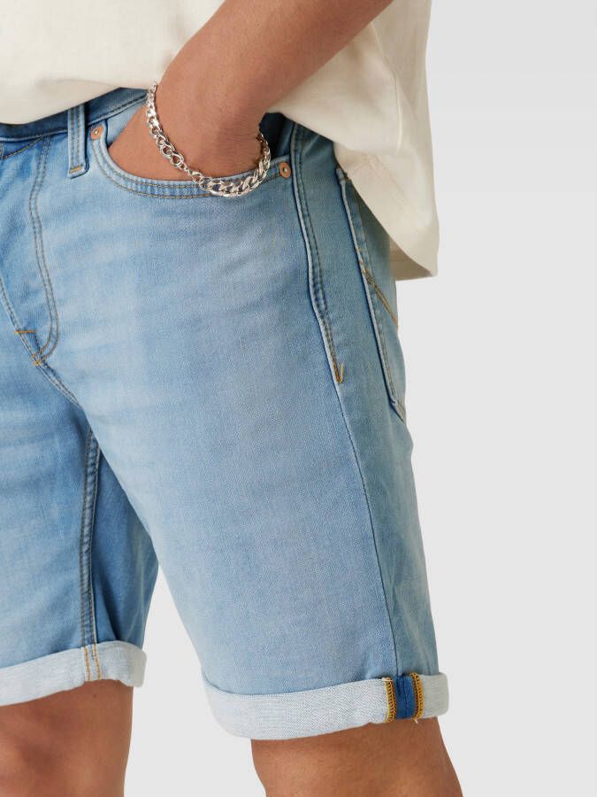 jack & jones Korte jeans in 5-pocketmodel model 'RICK ICON SHORTS'