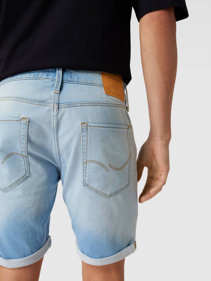 jack & jones Korte jeans met labelpatch model 'RICK'