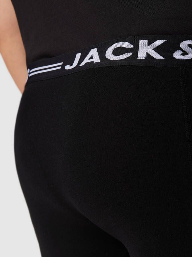 Jack & Jones Plus SIZE boxershort met logo in band in een set van 3 stuks model 'SENSE'