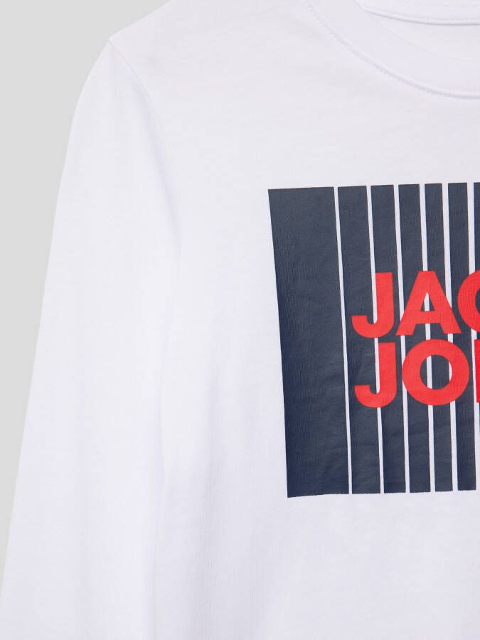 jack & jones Shirt met lange mouwen en labelprint model 'PLAY'