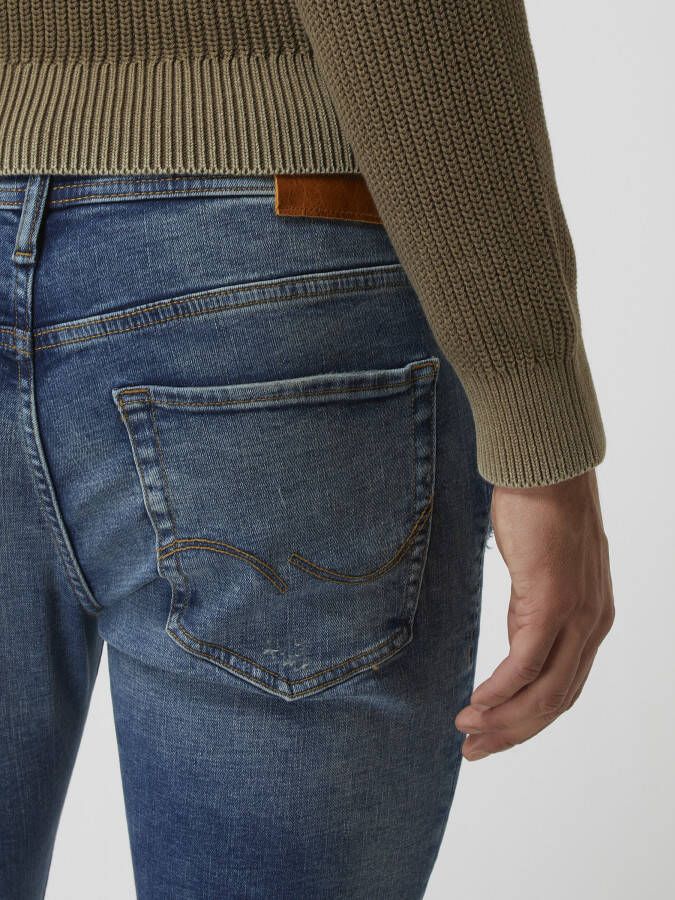 jack & jones Skinny fit jeans met stretch model 'Liam'