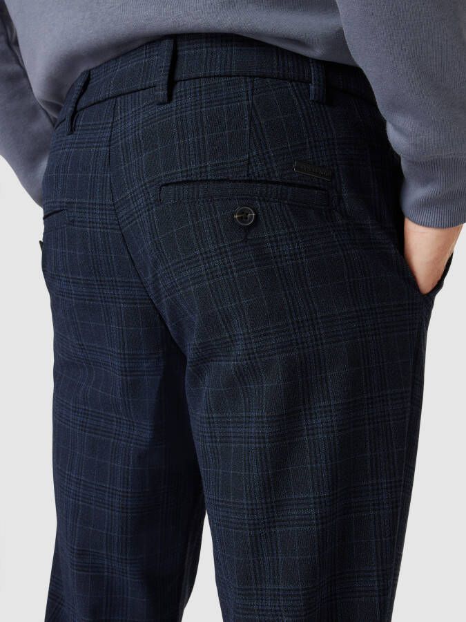 jack & jones Slim fit pantalon in gemêleerde look model 'MARCO'