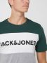 JACK & JONES ESSENTIALS slim fit T-shirt JJELOGO met logo pine grove - Thumbnail 10