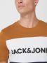 JACK & JONES ESSENTIALS slim fit T-shirt JJELOGO BLOCKING met printopdruk rubber - Thumbnail 9