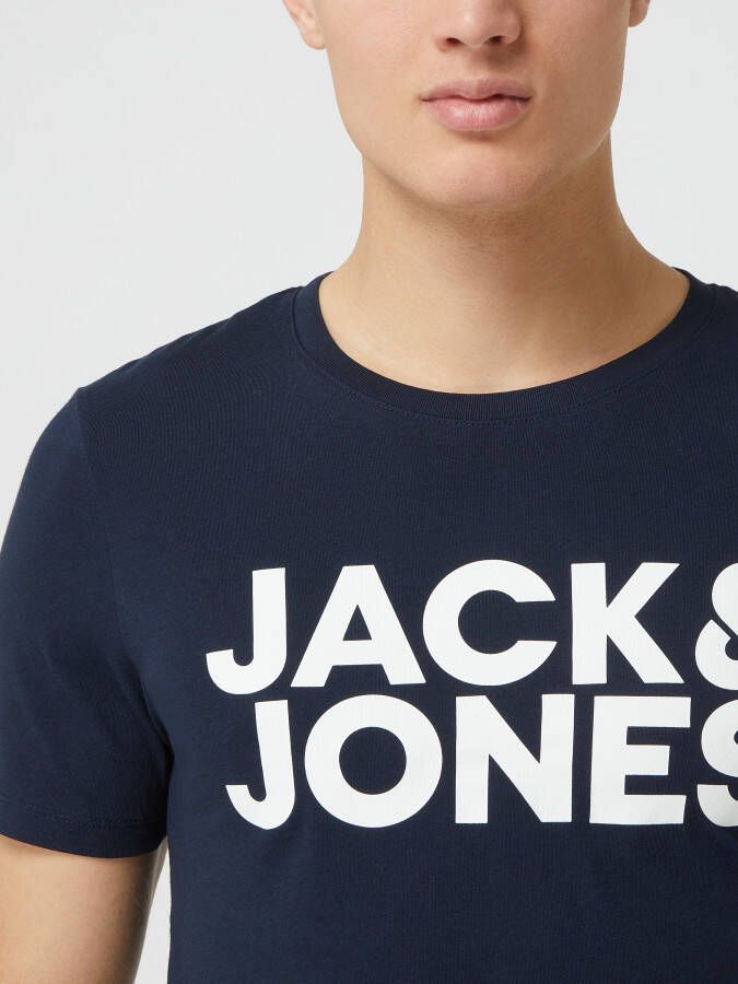 jack & jones T-shirt van katoen model 'Corp'