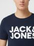 JACK & JONES ESSENTIALS T-shirt JJECORP met logo donkerblauw - Thumbnail 8