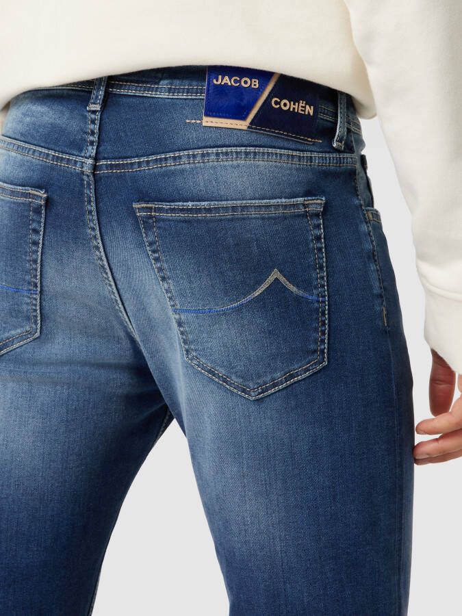 Jacob Cohen Jeans met labelpatch