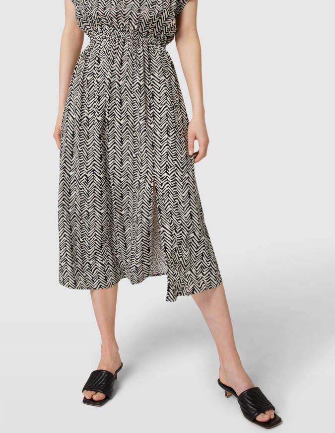 Jake*s Casual Knielange jurk van viscose met all-over motief - Foto 2