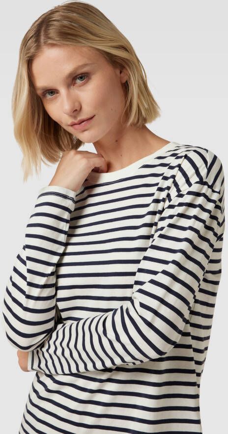 Jake*s Casual Shirt met lange mouwen en streepmotief - Foto 2