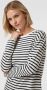 Jake*s Casual Shirt met lange mouwen en streepmotief - Thumbnail 2
