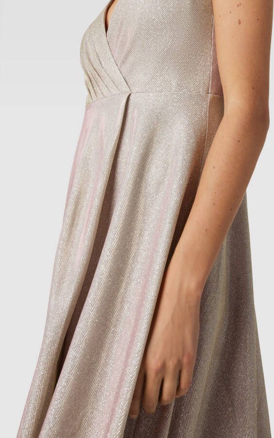 Jake*s Cocktail Avondjurk met glitter mesh