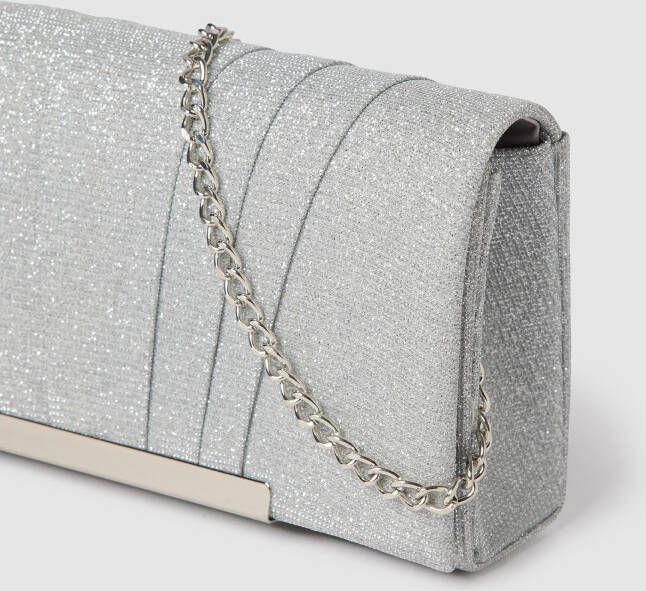 Jake*s Cocktail Clutch in glanzende look model 'KleineGlitzFalte'
