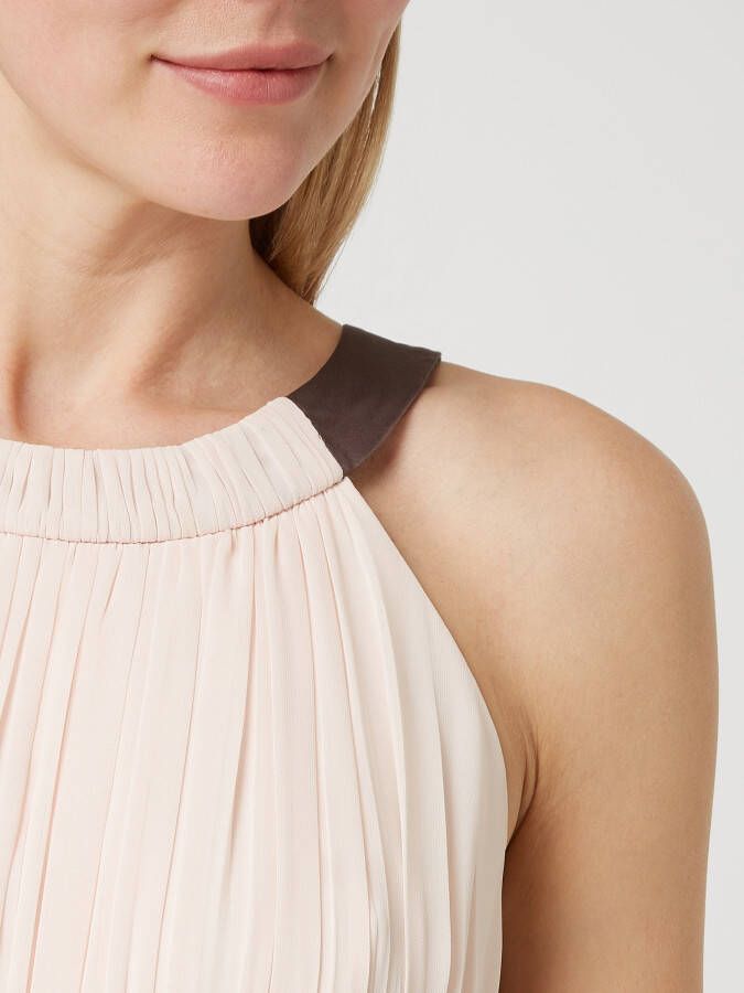 Jake*s Cocktail Cocktailjurk van chiffon met platte plooien