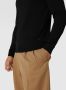 JOOP! Collection Gebreide pullover van scheerwol met opstaande kraag model 'Davide' - Thumbnail 2