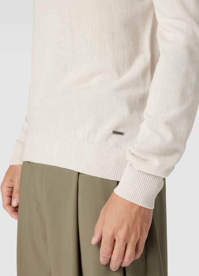 JOOP! Collection Gebreide pullover met ronde hals model 'Davide' - Foto 2