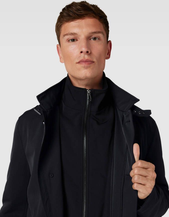 JOOP! Collection Lange jas met opstaande kraag model 'Flawo' - Foto 2