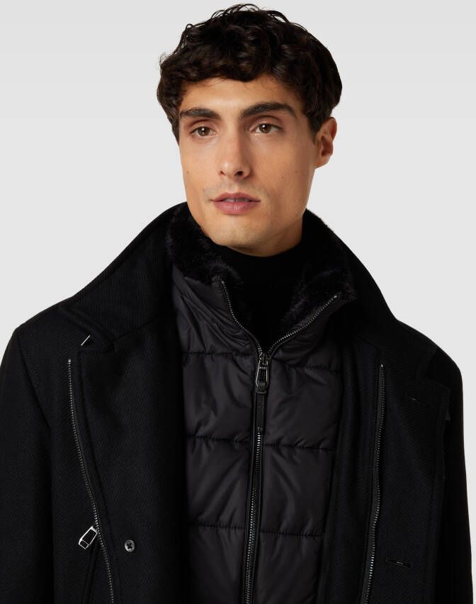 JOOP! Collection Lange jas met opstaande kraag model 'Mikos'