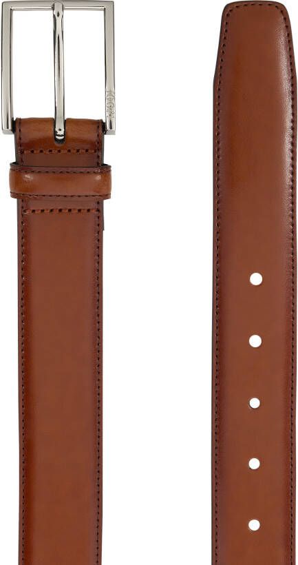 JOOP! Collection Leren ceintuur met doornsluiting