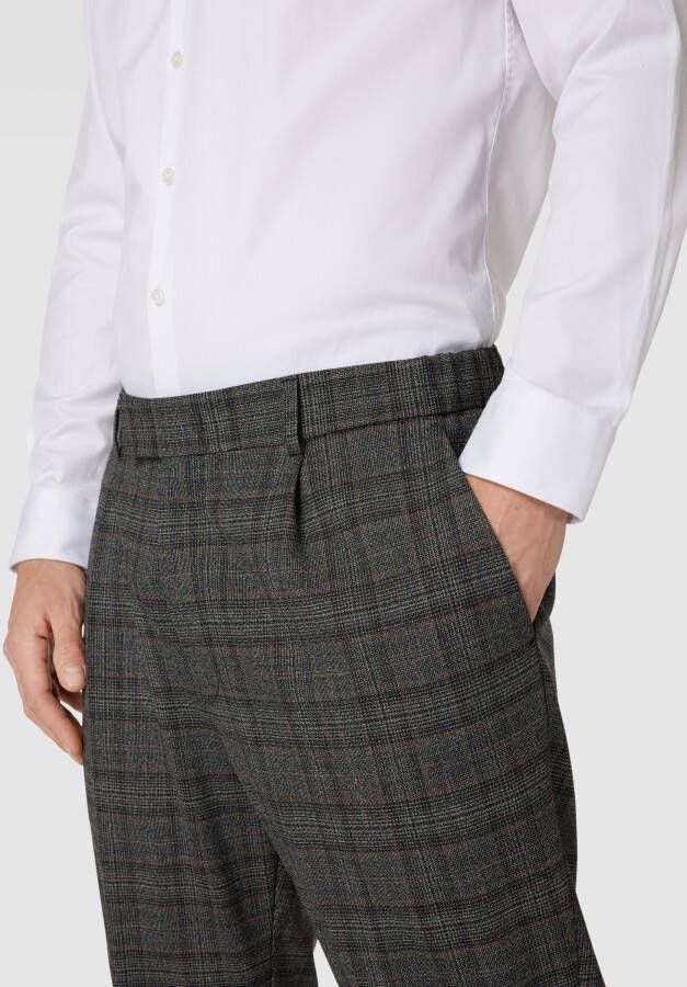 JOOP! Collection Pantalon van wolmix met glencheck-motief model 'Bird' - Foto 2