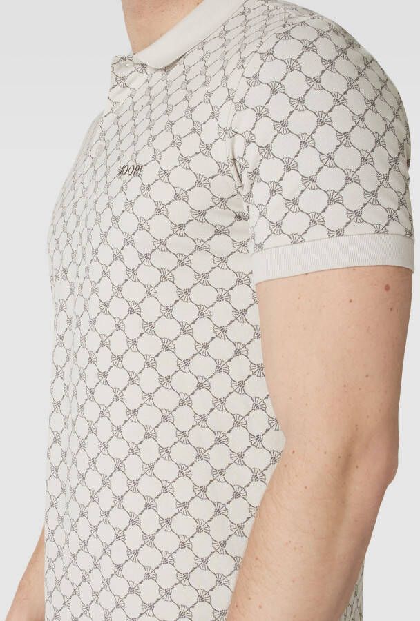 JOOP! Collection Poloshirt met all-over motief model 'Paigam'